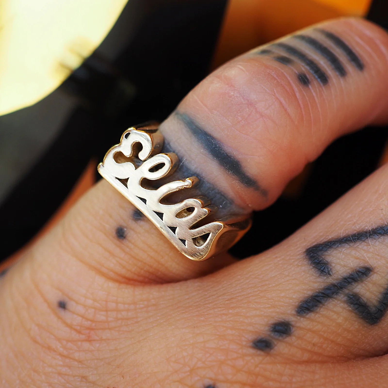Bespoke Word/Name Ring - Image 2