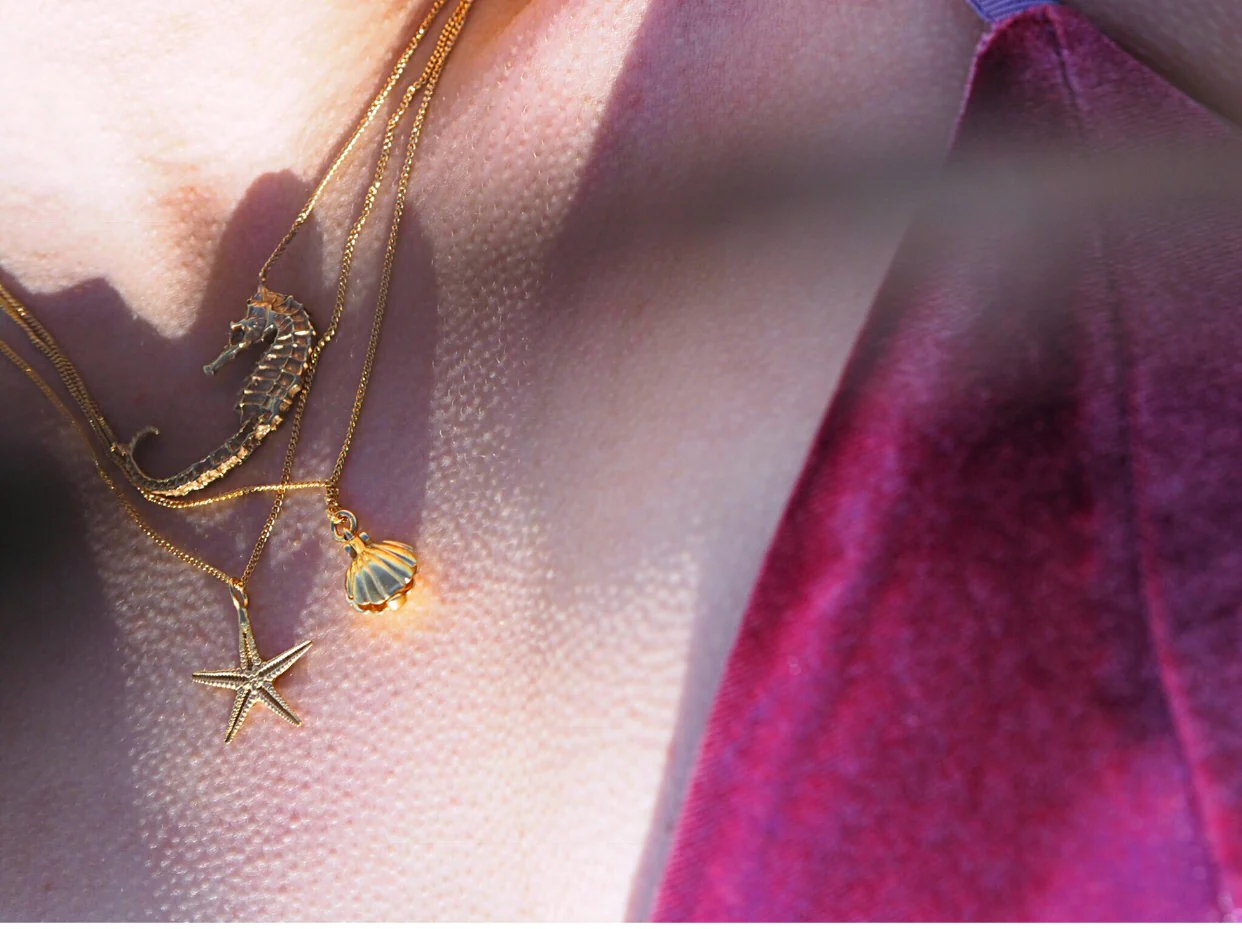 Clam Shell Locket Necklace - Image 4