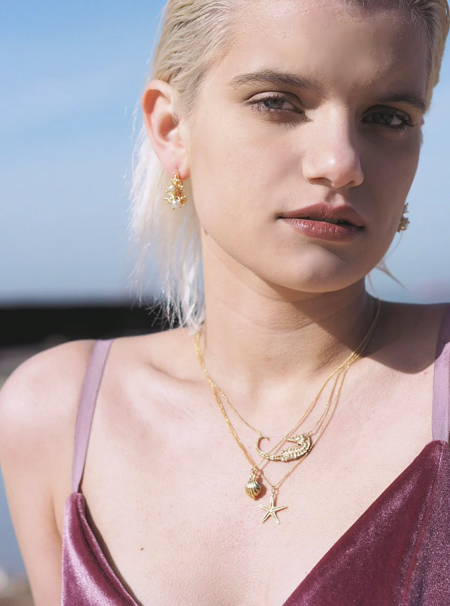 Clam Shell Locket Necklace - Image 5