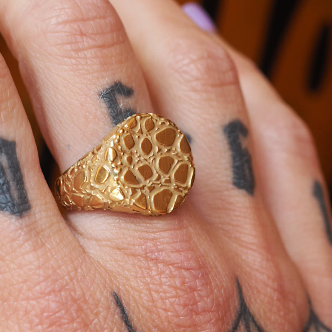Crocodile Skin Signet - Image 3