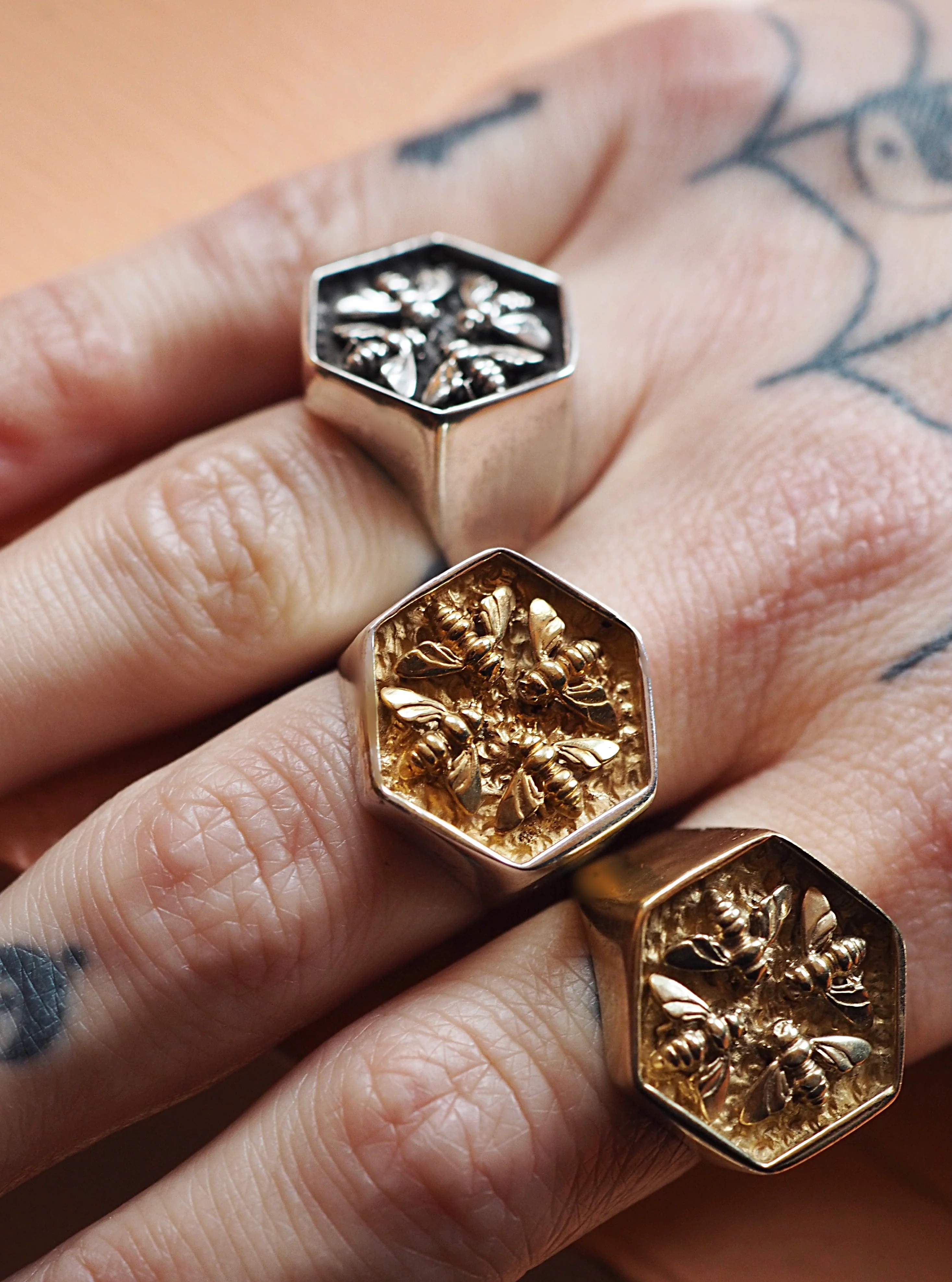 Hexagon Beehive Signet - Image 4