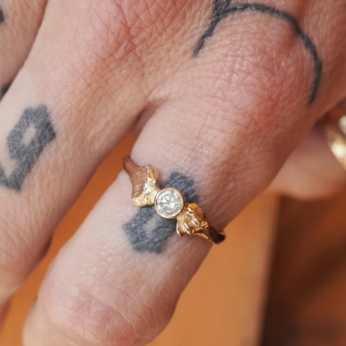 “I love the bones of you” Diamond Ring - Image 3