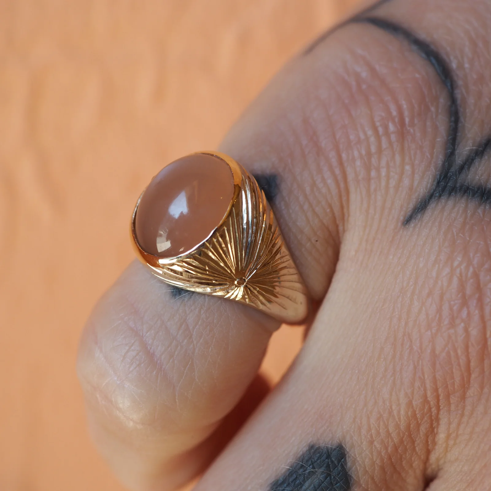 “Peach is the Sun” Signet - Image 3