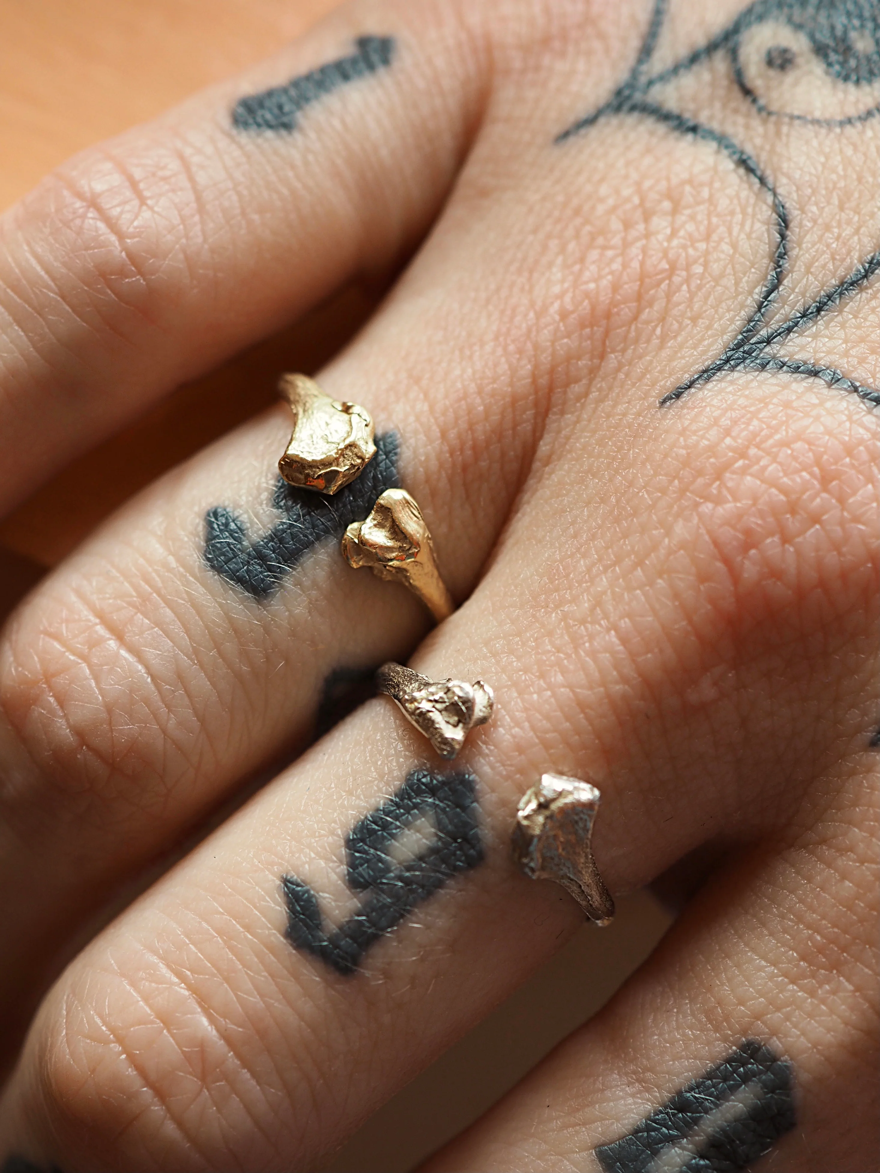 Rabbit Rib Bone Ring - Image 3