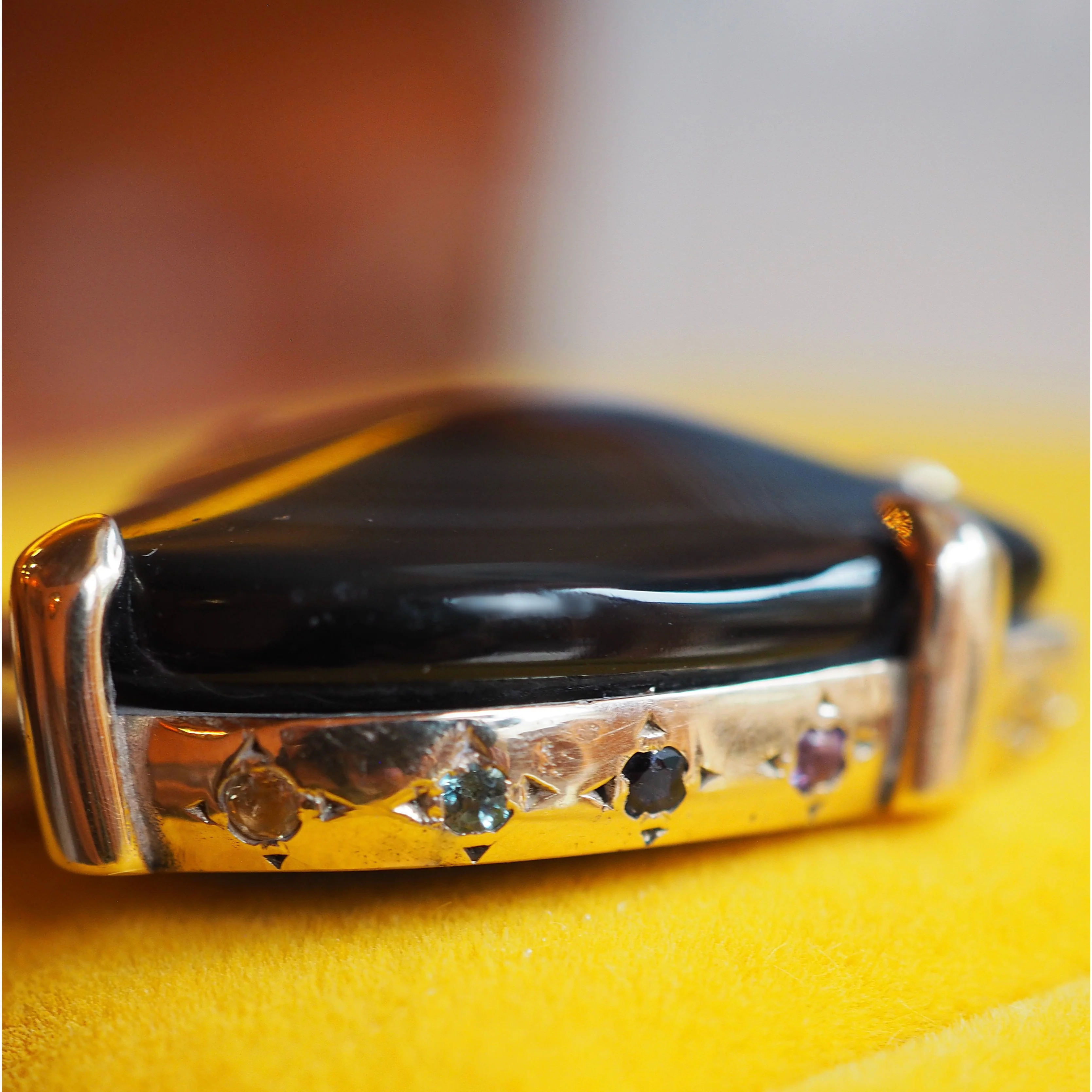 Rainbow Obsidian Heart Necklace - Image 8