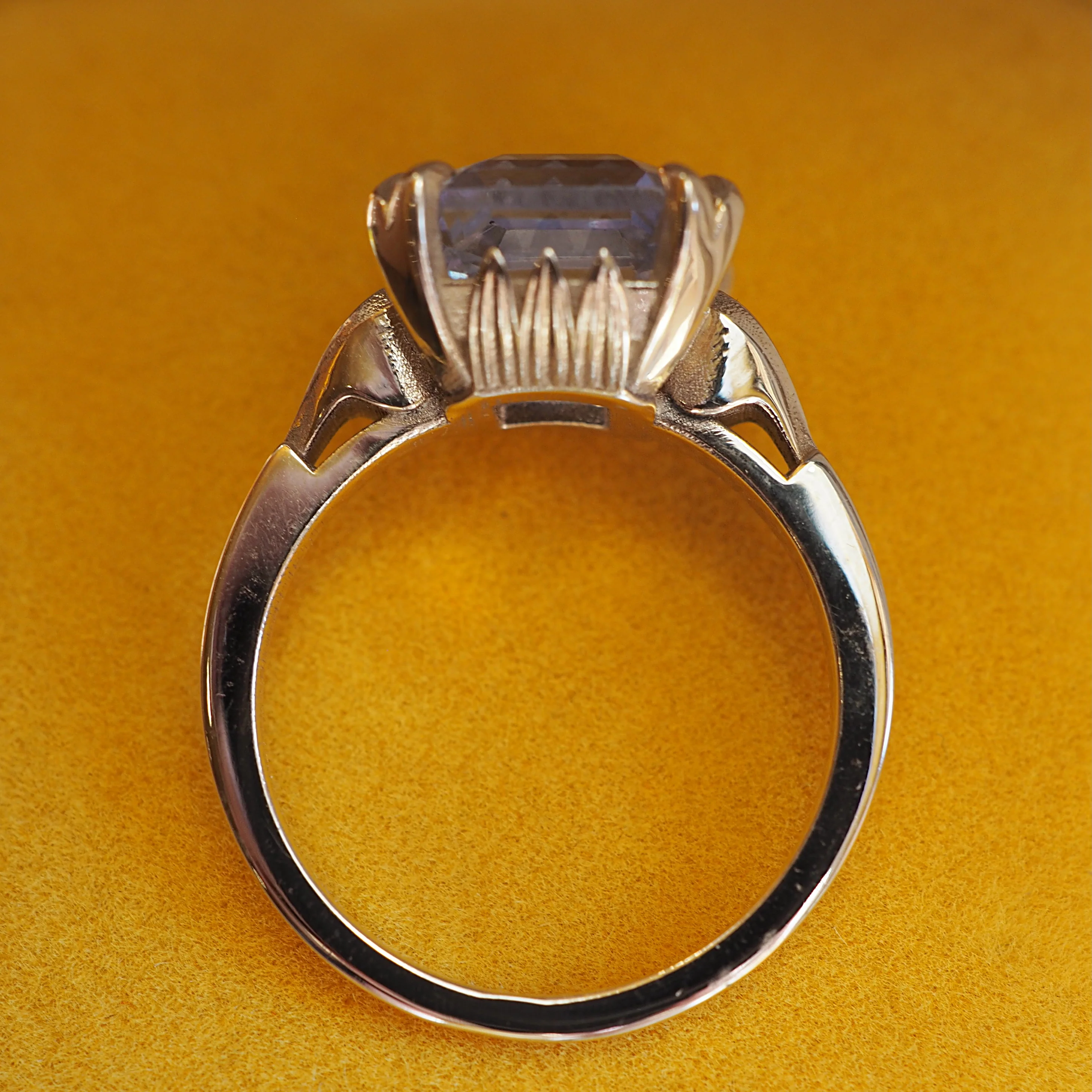 Sky Blue Brazillian Aquamarine Ring - Image 2