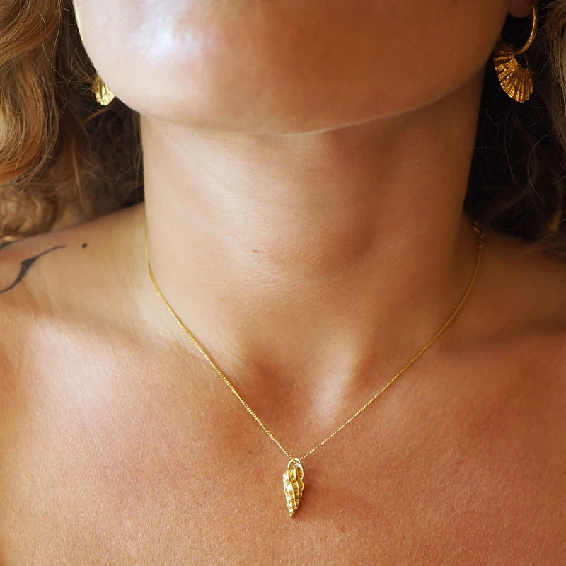 Small Wentletrap Shell Necklace - Image 2