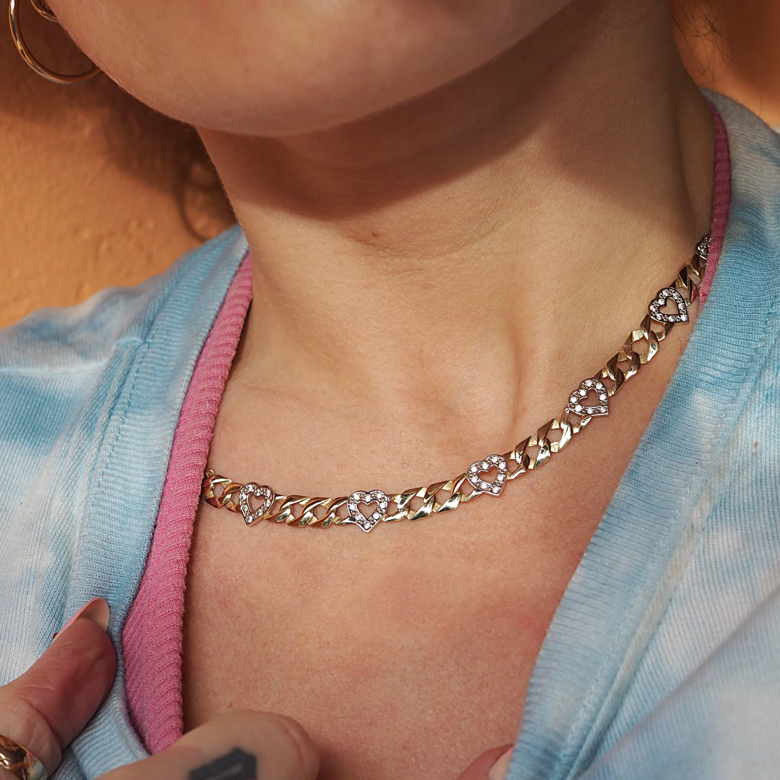 Gold Sweetheart Necklace - Image 2