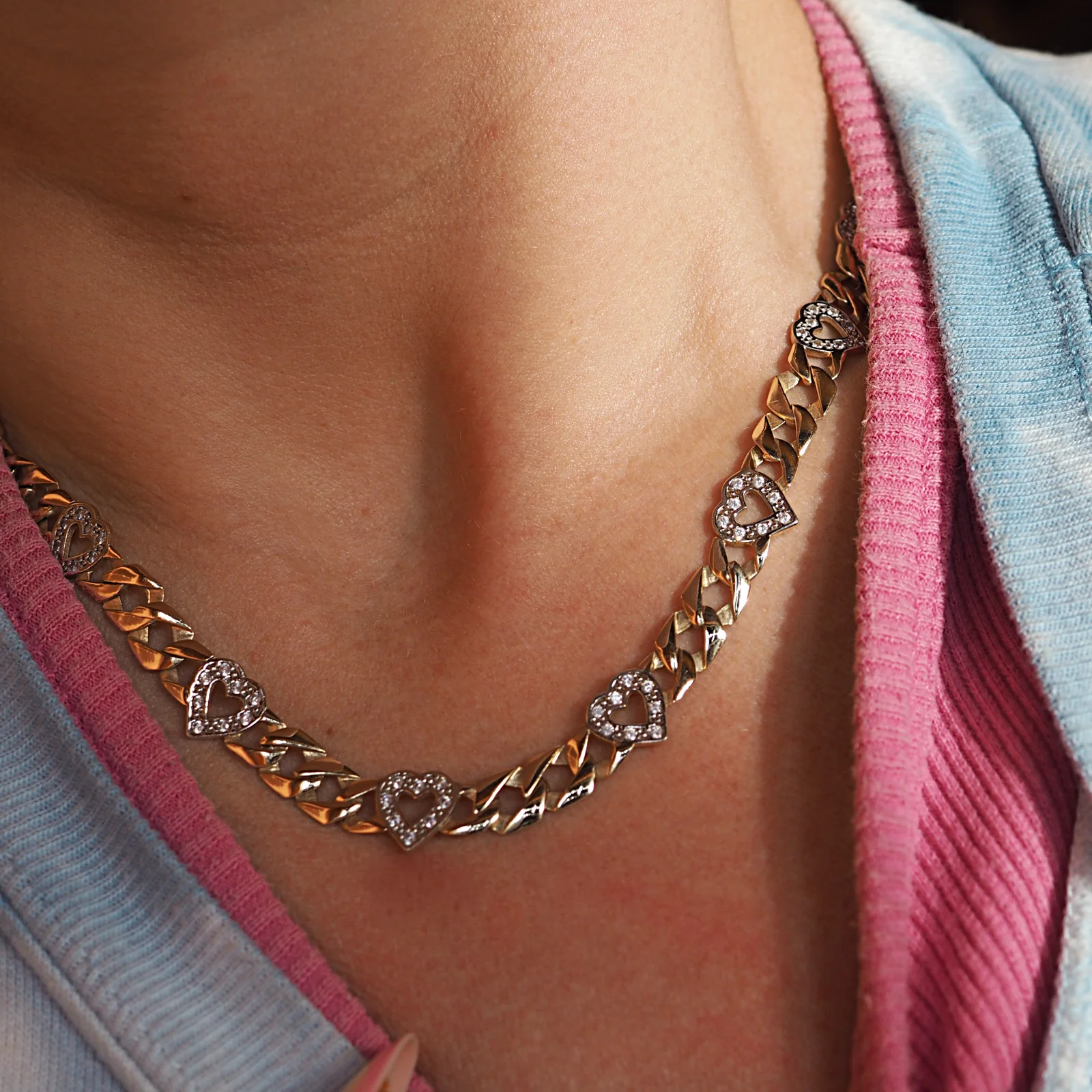 Gold Sweetheart Necklace - Image 3